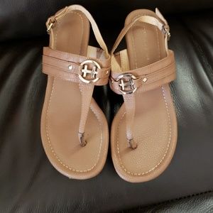 Tommy Hillfiger Tan Wedges